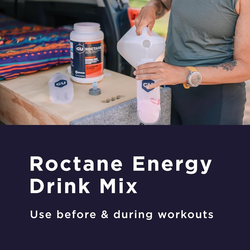 GU Energy Roctane Ultra Endurance Energy Drink Mix, Tropical Fruit - Image 2